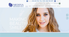 Desktop Screenshot of medinaortho.com